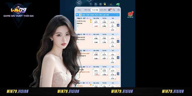 Cá cược thể thao Win79 với tỷ lệ kèo siêu hấp dẫn