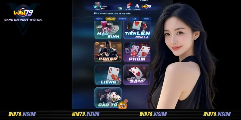 Kho game bài Win79 đẳng cấp vượt thời đại